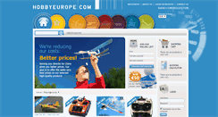 Desktop Screenshot of hobbyeurope.com